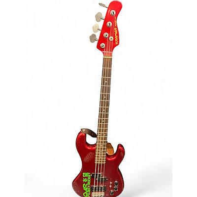 Used Kramer FOCUS 7000 Candy Apple Red Electric Bass Guitar