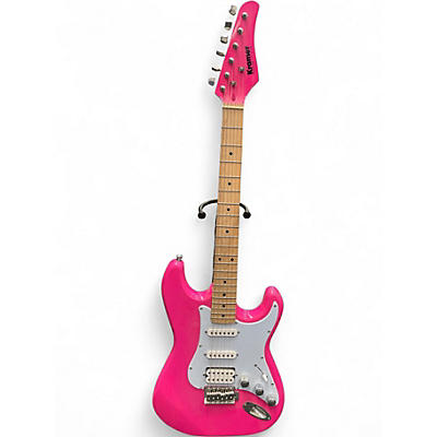 Used Kramer FOCUS VT-211S Shocking Pink Solid Body Electric Guitar