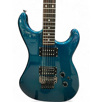 Used Kramer Focus 2000 Blue Solid Body Electric Guitar