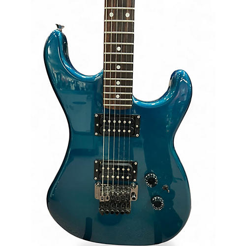 Used Kramer Focus 2000 Blue Solid Body Electric Guitar Blue