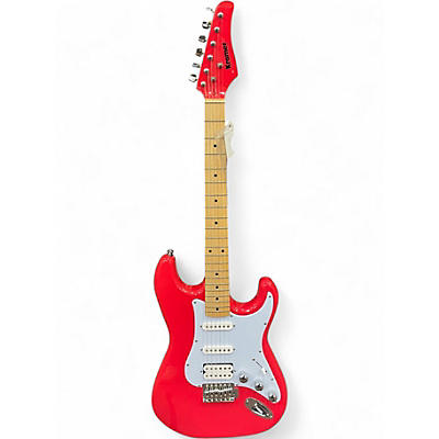 Used Kramer Focus VT-211S Atomic Pink Solid Body Electric Guitar