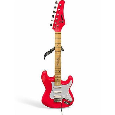 Used Kramer Focus VT-211S Ruby Red Solid Body Electric Guitar