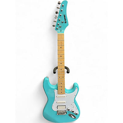 Used Kramer Focus VT211S Blue Solid Body Electric Guitar