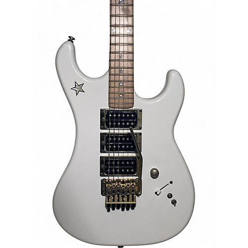 Used Kramer JERSEY STAR WHITE Solid Body Electric Guitar WHITE