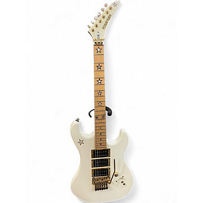 Used Kramer Jersey Star White Solid Body Electric Guitar