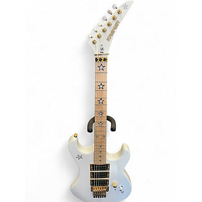 Used Kramer Js Jersey Star White Solid Body Electric Guitar