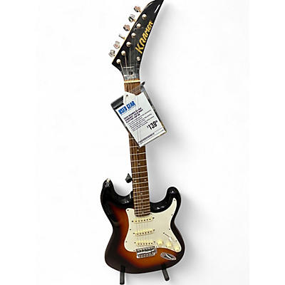 Used Kramer KS-400 Sunburst Solid Body Electric Guitar