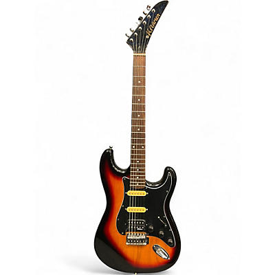 Used Kramer KS400 3 Color Sunburst Solid Body Electric Guitar