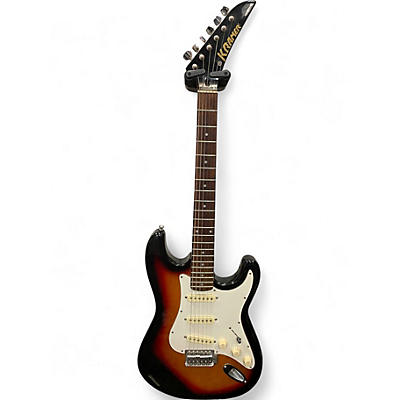Used Kramer KS400 3 Tone Sunburst Solid Body Electric Guitar