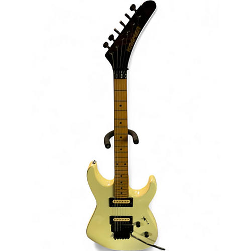 Used Kramer MK-2B Vintage White Solid Body Electric Guitar Vintage White
