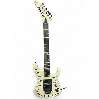 Used Kramer NIGHT SWAN AZTEC WHITE Solid Body Electric Guitar