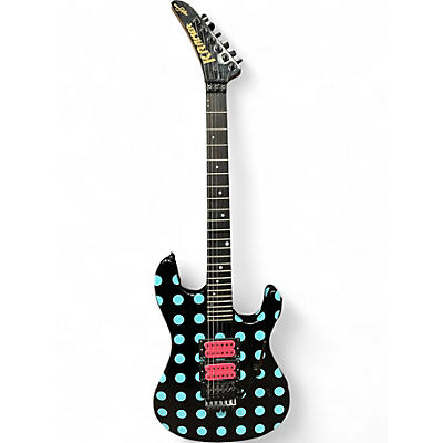 Used Kramer NIGHTSWAN BLUE DOTS Solid Body Electric Guitar