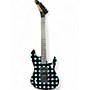 Used Kramer NIGHTSWAN Black/Blue Polka Dot Solid Body Electric Guitar Black/Blue Polka Dot