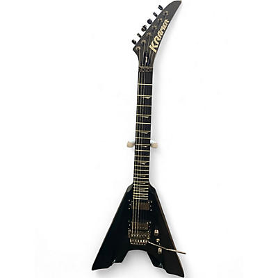 Used Kramer NITE V Black Solid Body Electric Guitar
