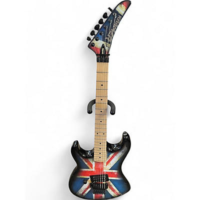 Kramer Used Kramer Nick Bowcott Signature Baretta Left Handed Union Jack Solid Body Electric Guitar