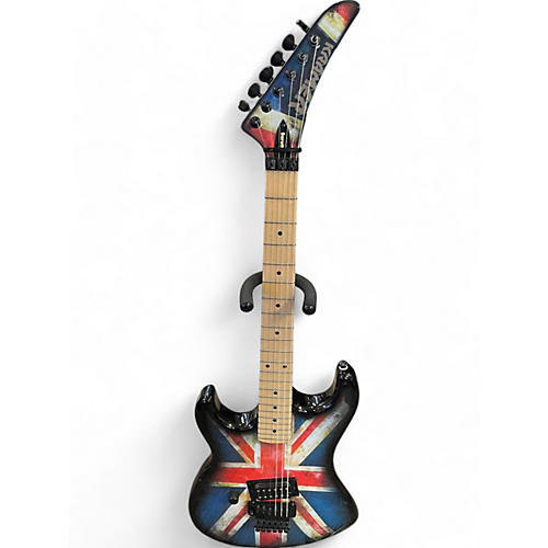 Kramer Used Kramer Nick Bowcott Signature Baretta Left Handed Union Jack Solid Body Electric Guitar Union Jack