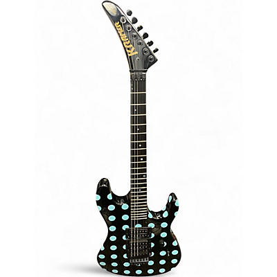 Used Kramer NightSwan Polka Dot Solid Body Electric Guitar