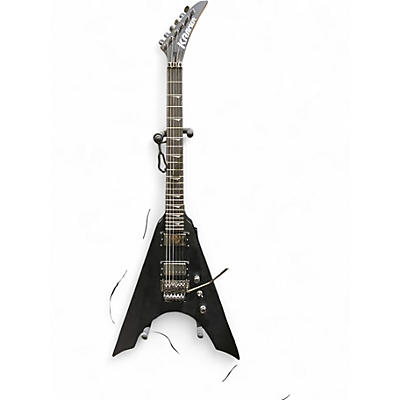 Used Kramer Nite V Black Solid Body Electric Guitar