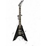 Used Kramer Nite V Black Solid Body Electric Guitar Black