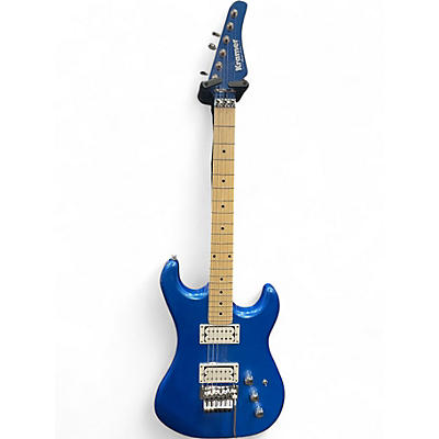 Used Kramer  PACER CLASSIC Electron Blue Metallic Solid Body Electric Guitar