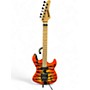 Used Kramer PACER TIGER STRIPE Orange Solid Body Electric Guitar Orange