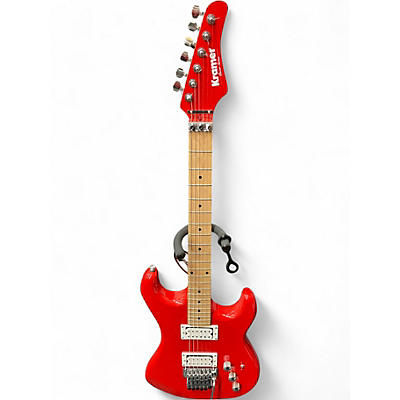 Used Kramer Pacer Classic Candy Apple Red Solid Body Electric Guitar
