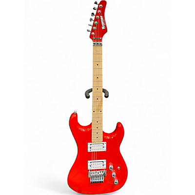 Used Kramer Pacer Classic Flat Red Solid Body Electric Guitar