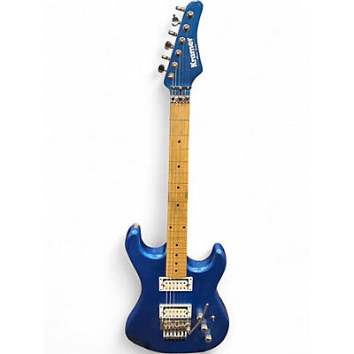 Used Kramer Pacer Classic HH FLOYD Blue Solid Body Electric Guitar
