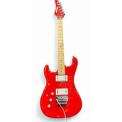 Used Kramer Pacer Classic Left Handed Scarlett Electric Guitar
