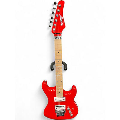 Used Kramer Pacer Classic Red Solid Body Electric Guitar