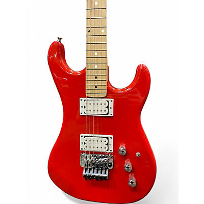 Used Kramer Pacer Classic Scarlet Red Metallic Solid Body Electric Guitar