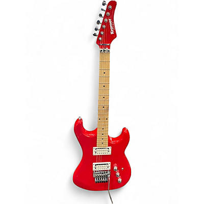 Used Kramer Pacer Classic red Solid Body Electric Guitar