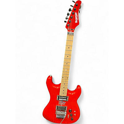 Used Kramer Pacer Red Solid Body Electric Guitar