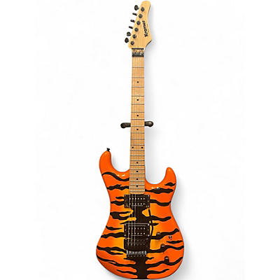 Used Kramer Pacer Vintage Reissue Tiger Stripe Solid Body Electric Guitar
