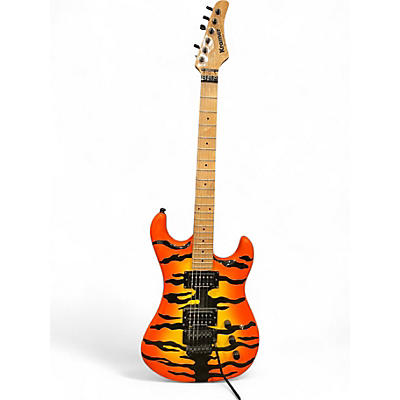 Used Kramer Pacer Vintage Reissue orange tiger  Solid Body Electric Guitar