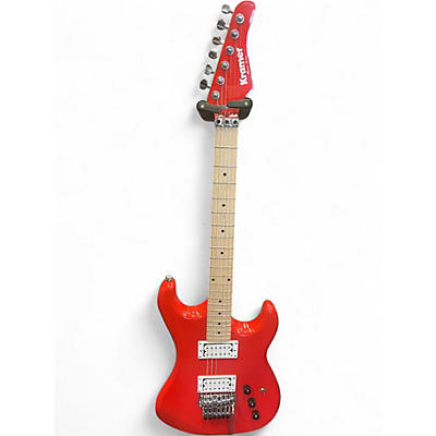 Used Kramer Power Series Red Solid Body Electric Guitar