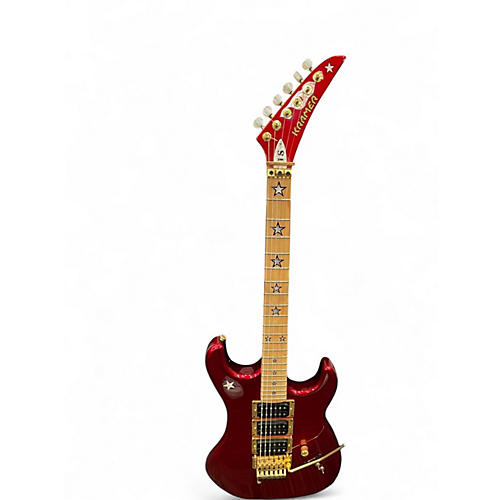 Used Kramer RICHIE SAMBORA JERSEY STAR Red Solid Body Electric Guitar Red
