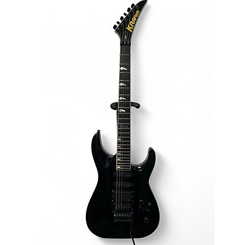 Used Kramer SM-1 Black Solid Body Electric Guitar Black