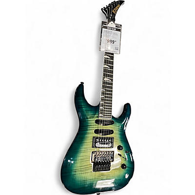 Used Kramer SM-1 Caribbean Blue Parimeter Solid Body Electric Guitar