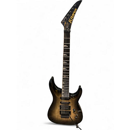 Used Kramer SM-1 Figured Black Denim Perimeter Solid Body Electric Guitar Black Denim Perimeter