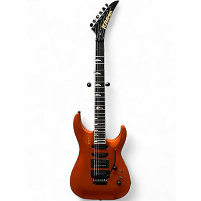Used Kramer SM-1 Orange Crush Solid Body Electric Guitar