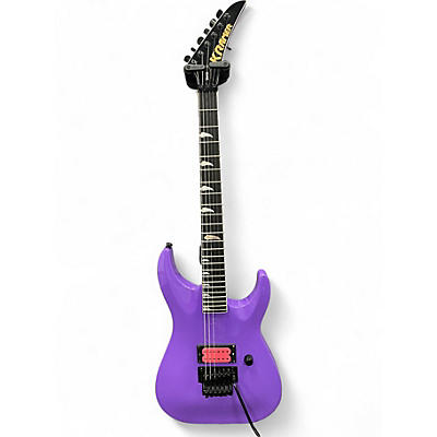 Used Kramer SM-1H Purple Solid Body Electric Guitar