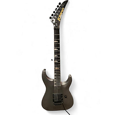Used Kramer SM-1H Silver Solid Body Electric Guitar