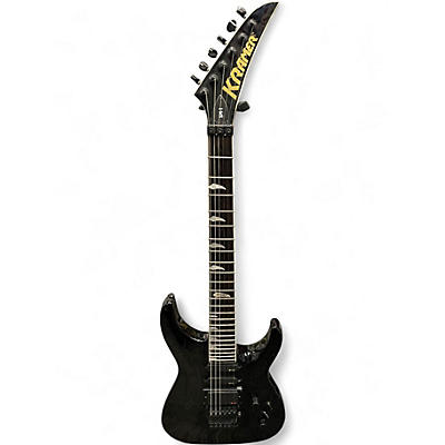Used Kramer SM1 Black Solid Body Electric Guitar