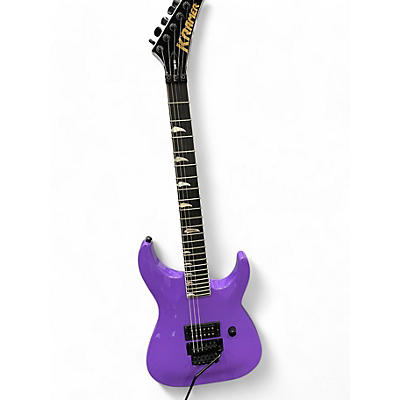 Used Kramer SM1H Purple Solid Body Electric Guitar