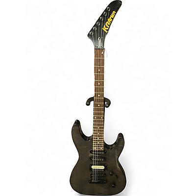 Used Kramer STRICKER Black Solid Body Electric Guitar