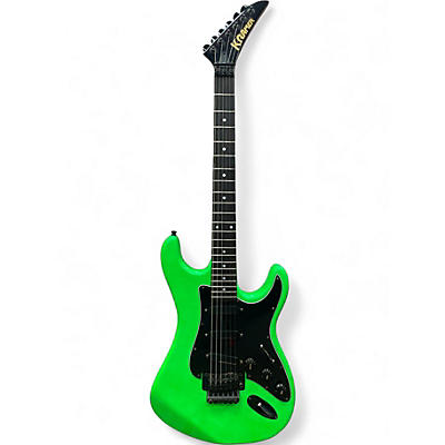 Used Kramer STRIKER 300 ST Neon Green Solid Body Electric Guitar