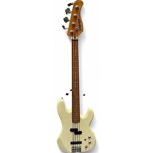 Used Kramer STRIKER 700ST White Electric Bass Guitar White