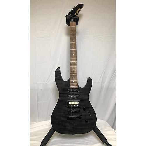 Kramer Used Kramer STRIKER FIGURED HSS Trans Black Solid Body Electric Guitar Trans Black