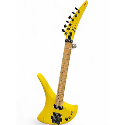 Used Kramer Simulator R Yellow Solid Body Electric Guitar